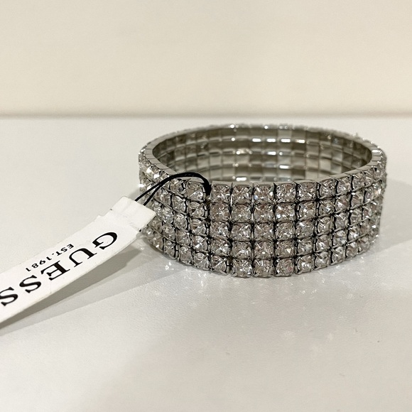 GUESS Rhinestone Stretch Bracelet - Picture 2 of 5